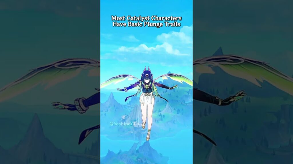 Only They Have Special Plunge Trails In Genshin Impact