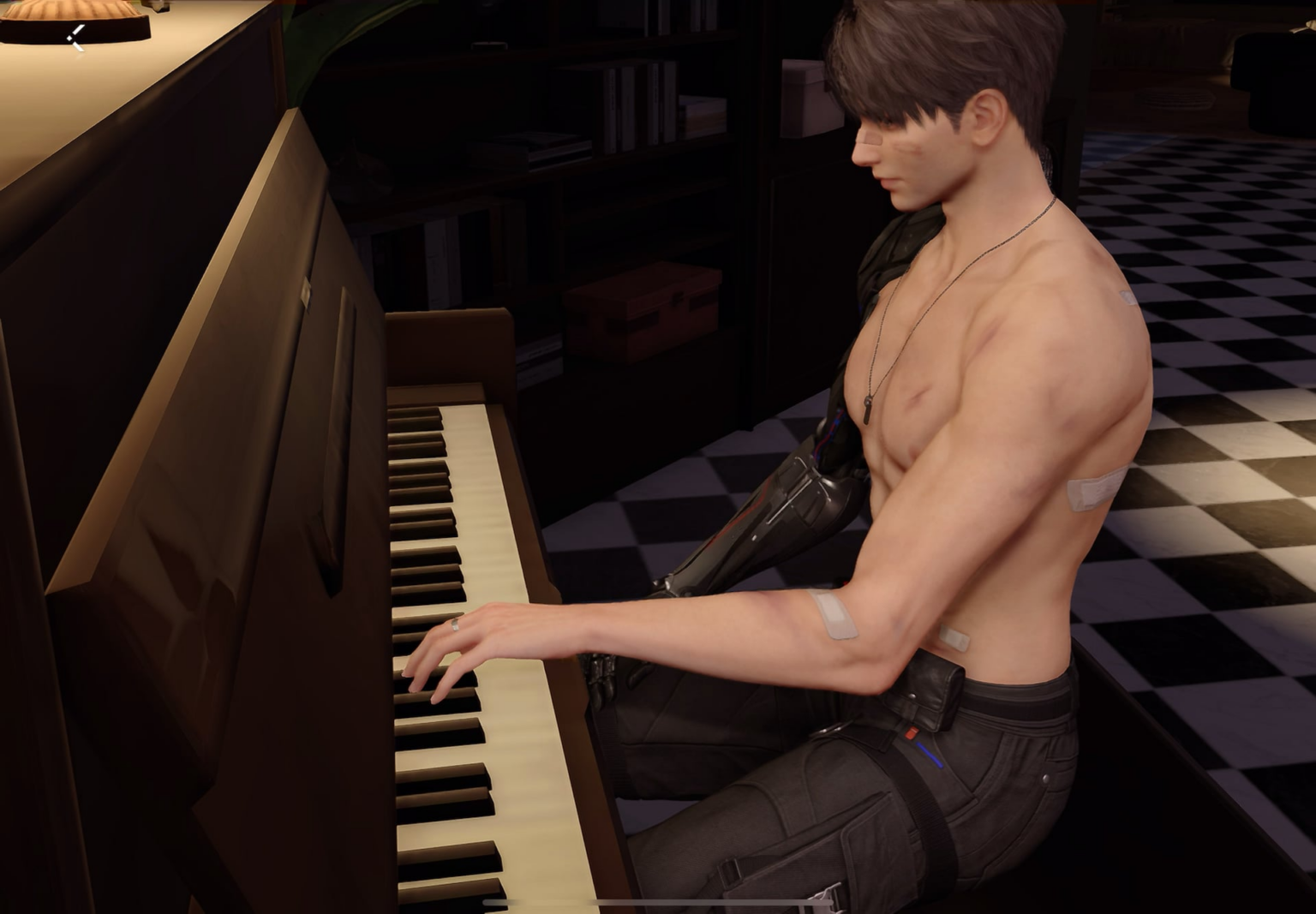 ケイレブが片手でピアノを弾くまで 😭