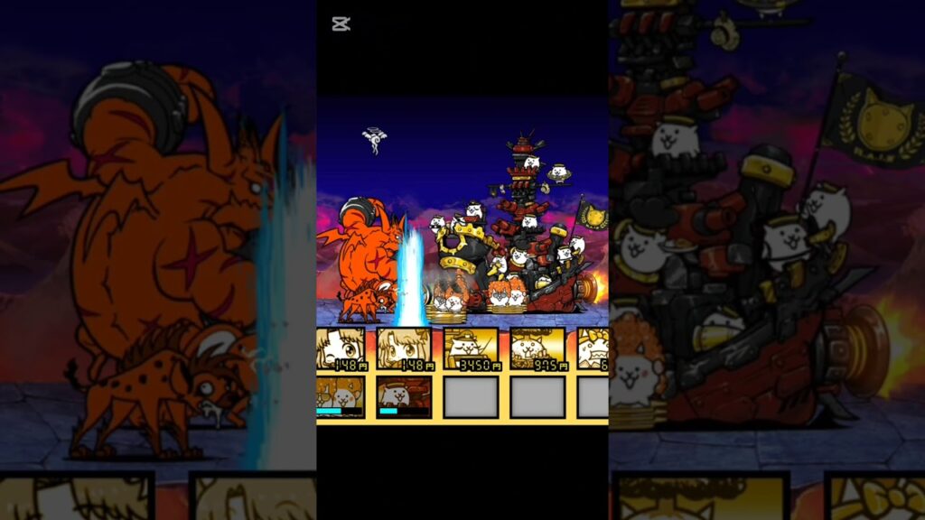 シーガレオン第4が強すぎる#にゃんこ大戦争 #ゲーム #攻略