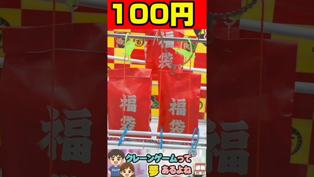100円！　#shorts #クレーンゲーム #クレーンゲーム攻略 #ufoキャッチャー #ゲームセンター