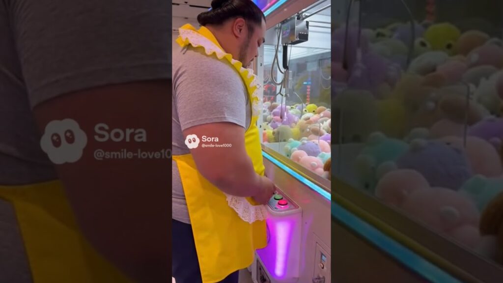 こんなクレーンゲームあるかな☺️ #クレーンゲーム攻略 #クレーンゲーム #クレーンゲーム #クレーンゲーム景品 #ゲームセンター #ufoキャッチャー #ai