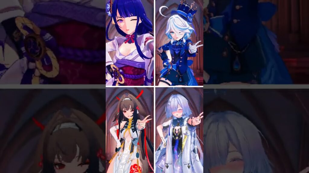 Furina / Raiden Shogun - Umamusume Trend【Genshin x Wuwa x ZZZ MMD】