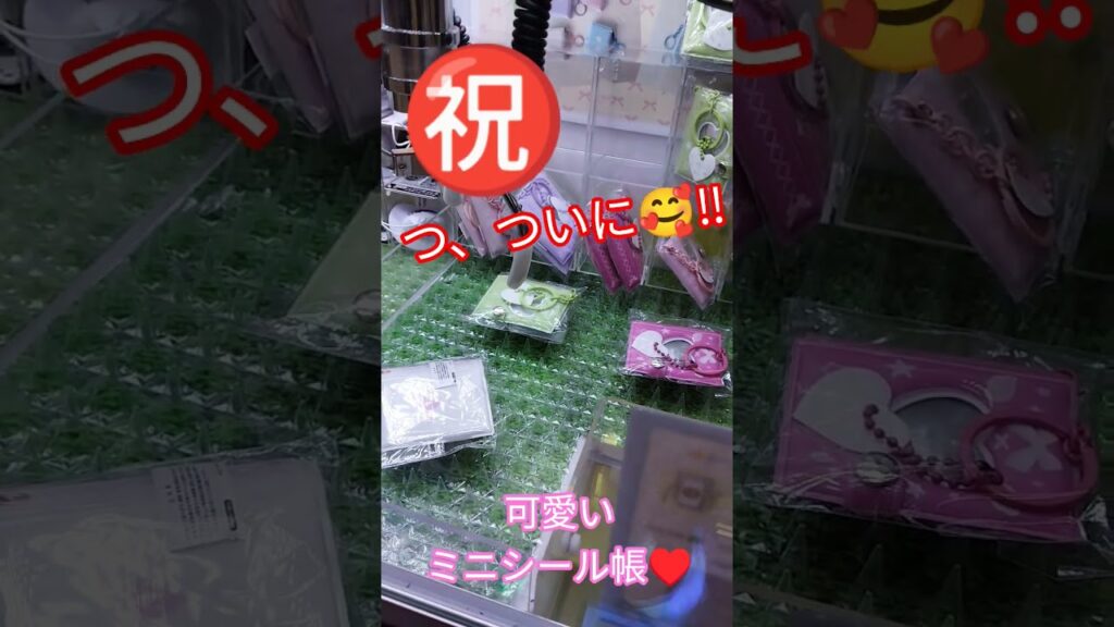 ㊗️【速報】ついにやりました🎉 #クレーンゲーム攻略 #ゲームセンター #クレーンゲーム景品 #クレーンゲーム #ゲーセン #ufoキャッチャー #ミニクレーンゲーム #get