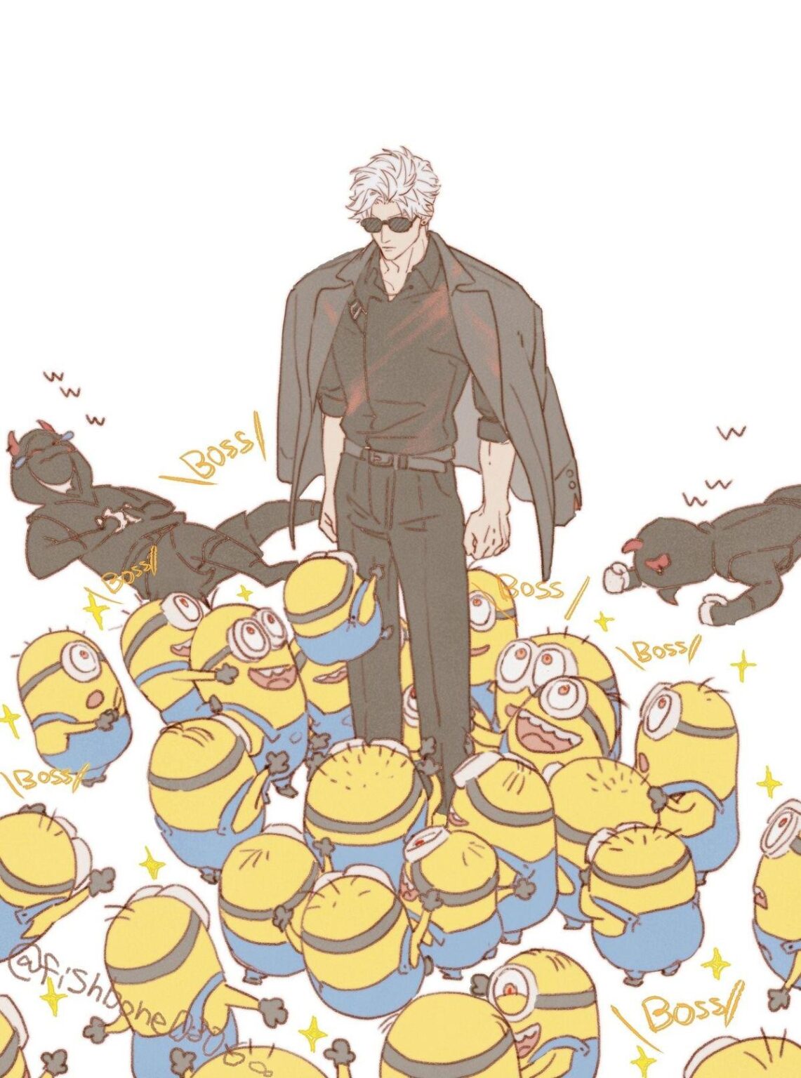 サイラスのために働くミニオンたち