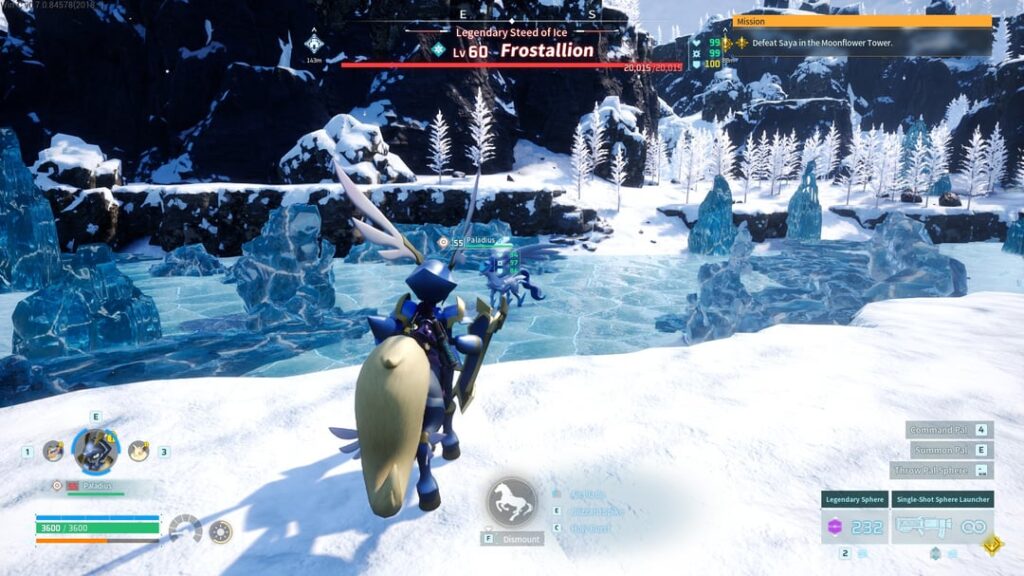 ほぼ最大値の野生のフロスタリオンを発見