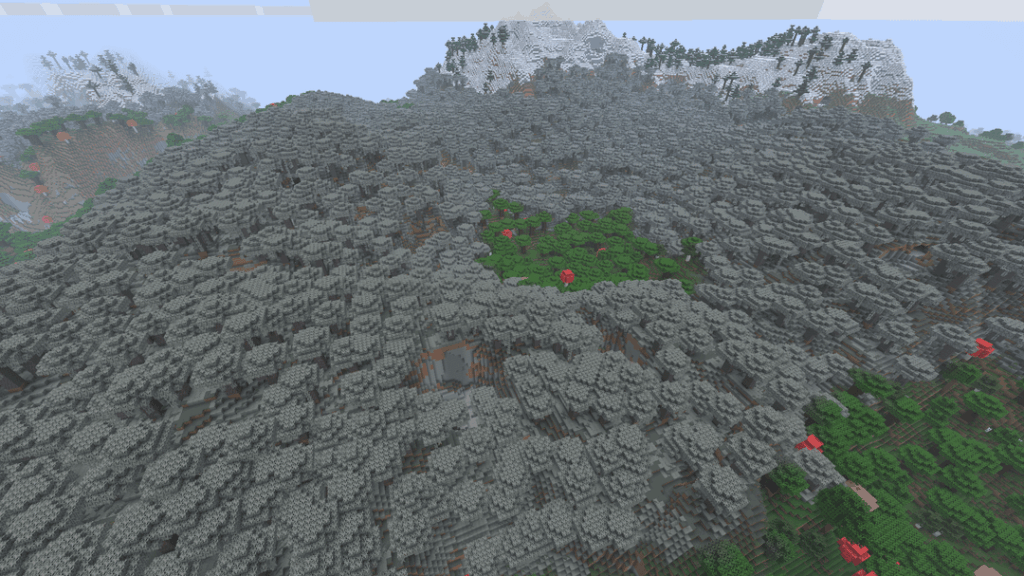 普通の暗い森を囲むこの巨大なペイルガーデンを見つけました