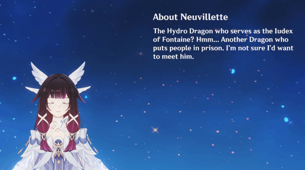 コロンビーナはヌーヴィレットにミレニアムのシェードを投げたばかりだが、それを手に入れるには千年にわたる禁断の歴史を知る必要がある (⁠╥⁠﹏⁠╥⁠)