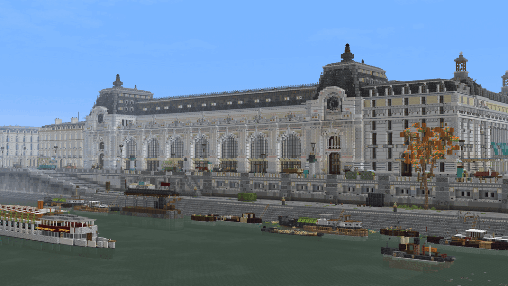 Minecraft パリ 1:1 スケール