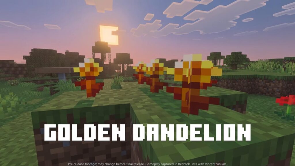 新アイテム - ゴールデンタンポポ!これらは赤ちゃんMobの成長を阻止します!