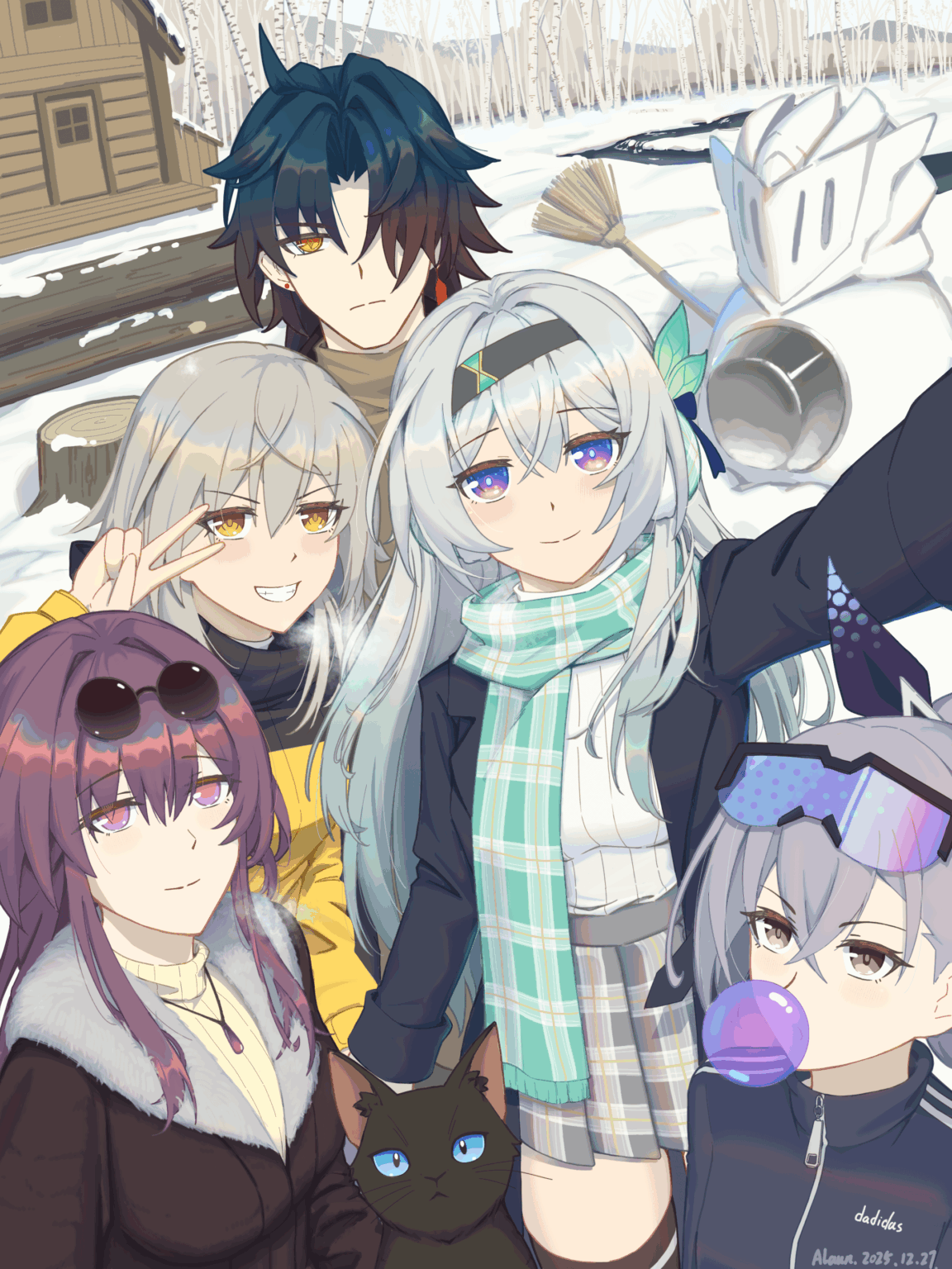 AlaunさんがPixivで作った冬景色