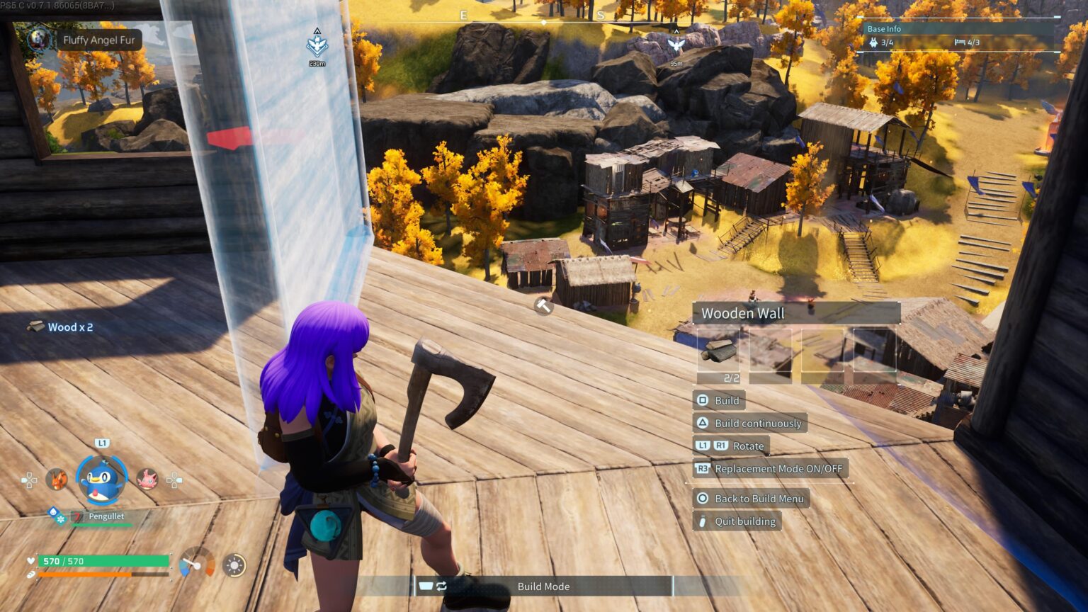 壁が思ったところに行かない