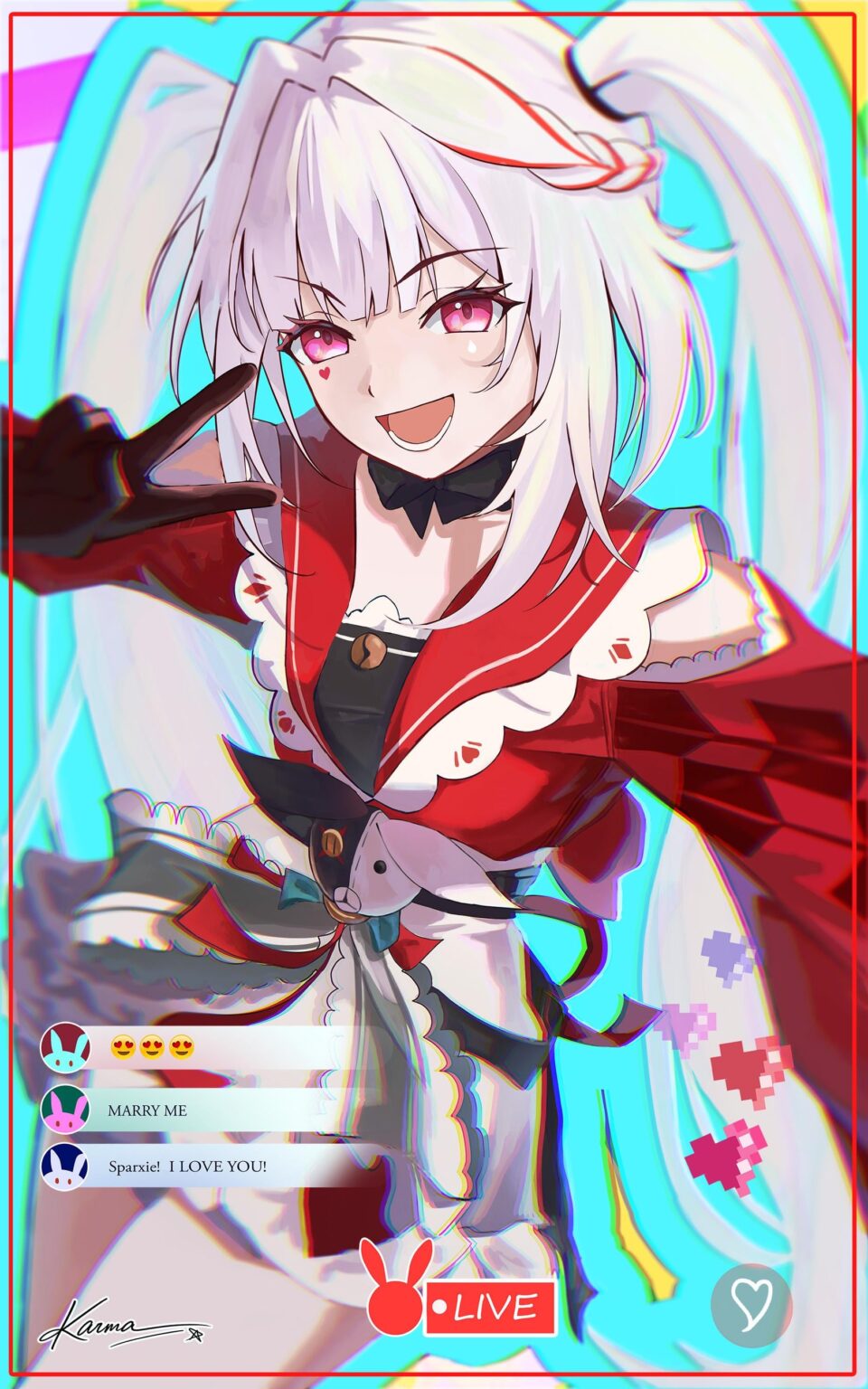 ニーディーストリーマー・スパークシーを描きました！