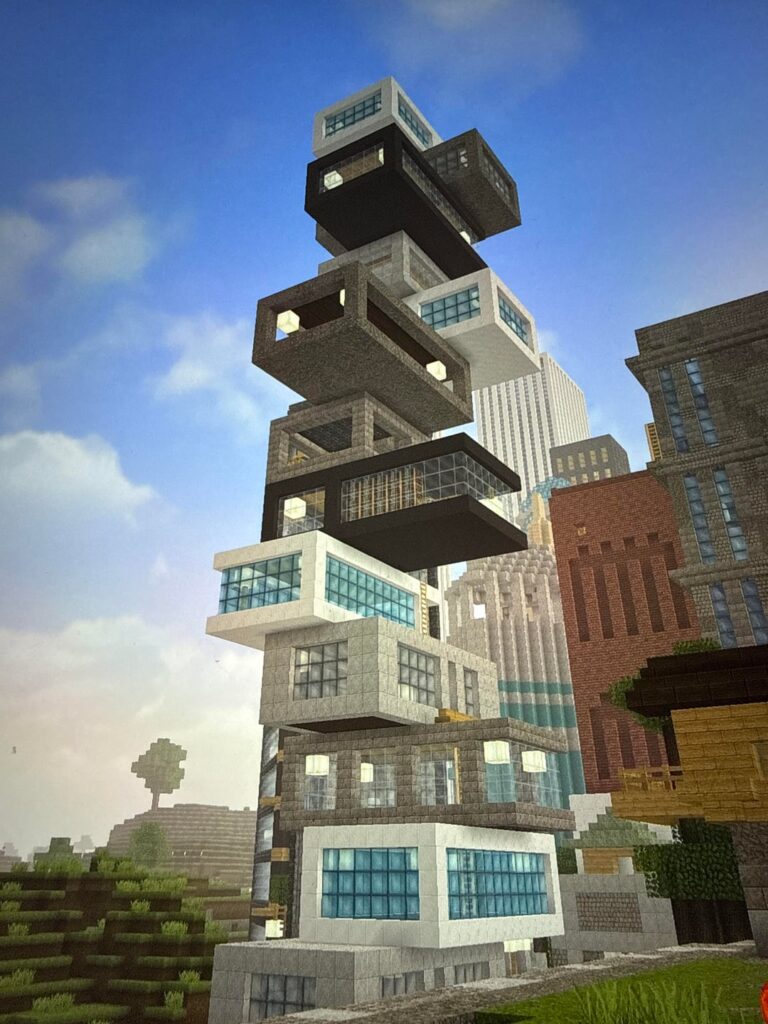 ジェンガブロックタワー