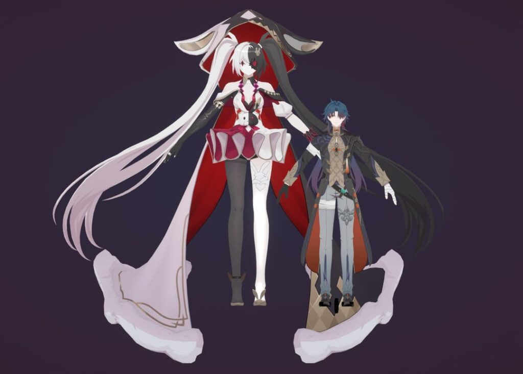 (4.0) 新しい敵モデルとブレードビアひらがらとのサイズ比較