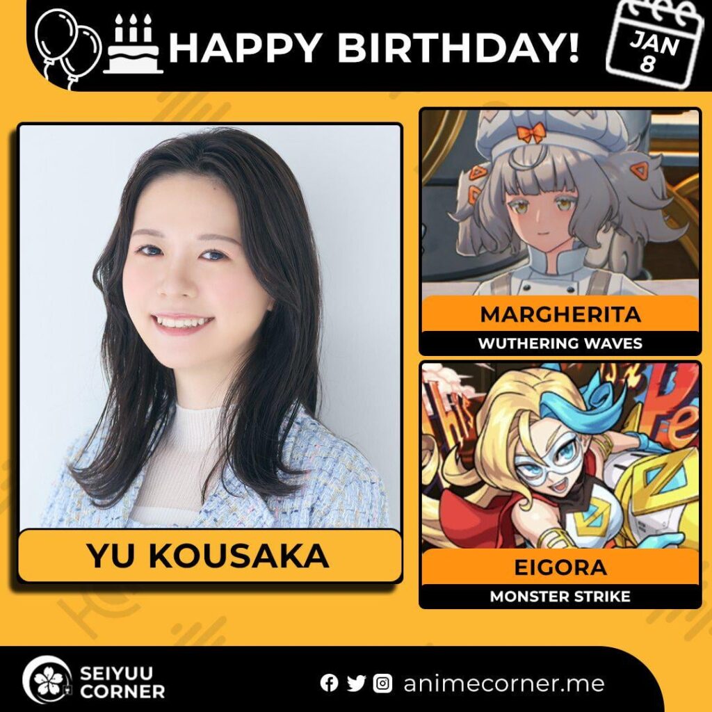 高坂優さんお誕生日おめでとうございます！ 🥳🎉