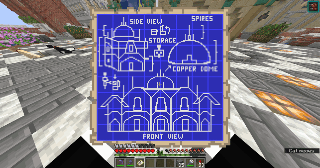 Vanilla Survival でビルドのブループリントとスケマティック マップを作成しました