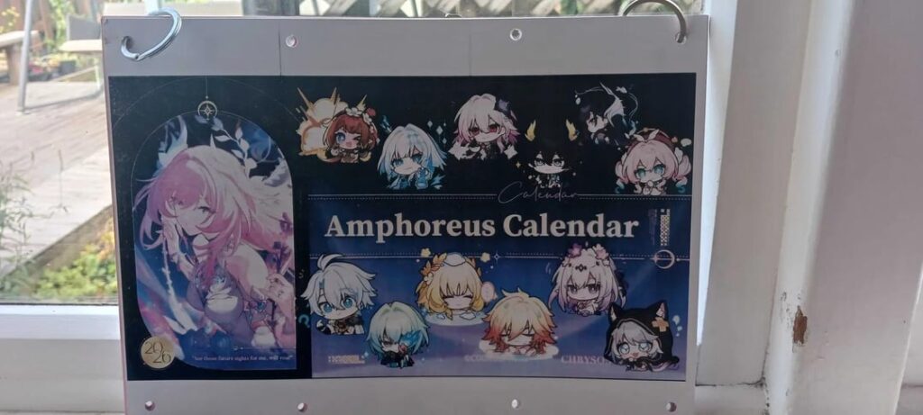 アンフォレウスカレンダーを作りました!!