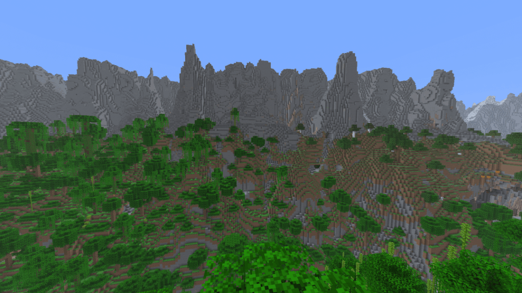 尾根状に連なる石峰群 [32695914736013985 @ Spawn]