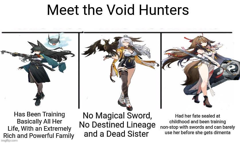 それは本当に面白いです、なぜならYixaunはただの何者でもないにもかかわらず、ボイドハンターレベルであるからです*はい、彼女はグランドマスターIkです*