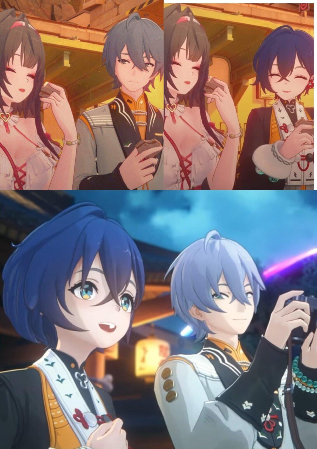 ベルは通常、楽しい瞬間を楽しんでいますが、ワイズは他の人がその瞬間を経験しているのを見るのが楽しいので、彼らの顔を見つめ続けます。