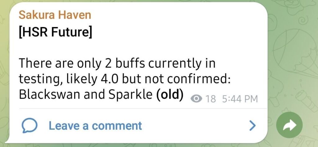 4.X ブラック スワンとスパークル バフ (Sakura Haven 経由)