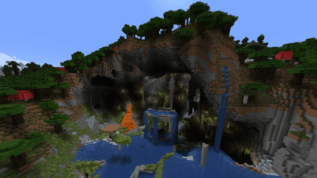 世界の地形が違う？崖と洞窟は私が覚えているよりもはるかに大きいです