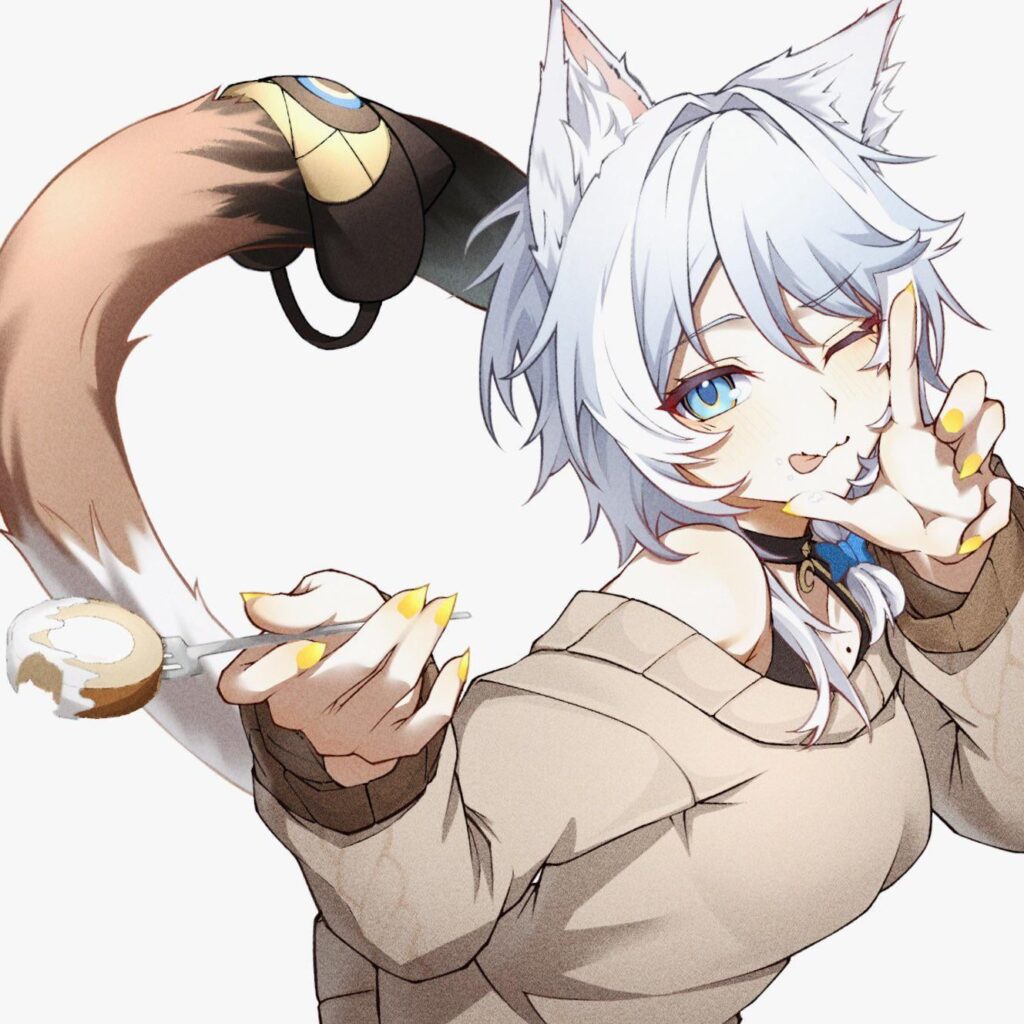 噛みたいですか？ (@sasso_Illust)