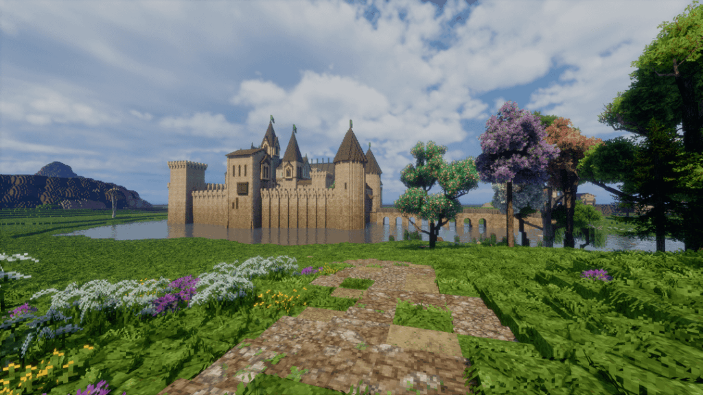 私の春のお城。