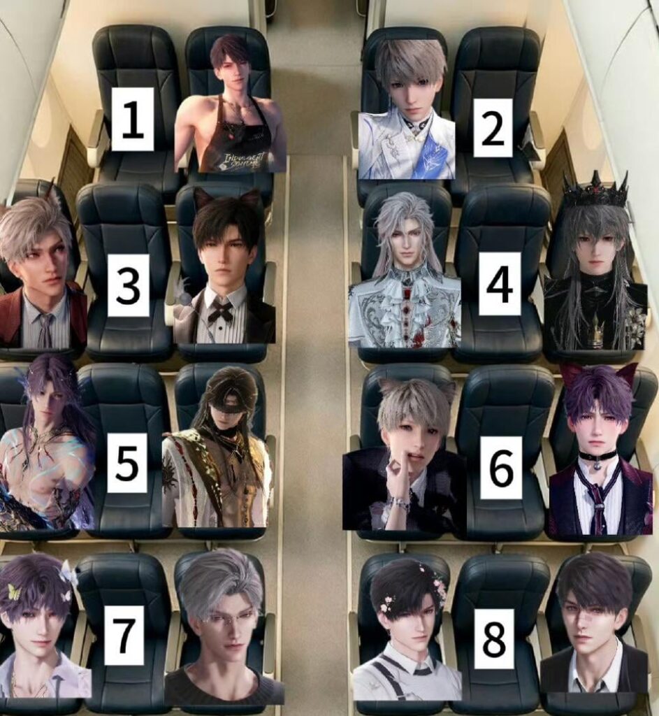 10 時間のフライトの座席を選択してください (すべての LI エディション)