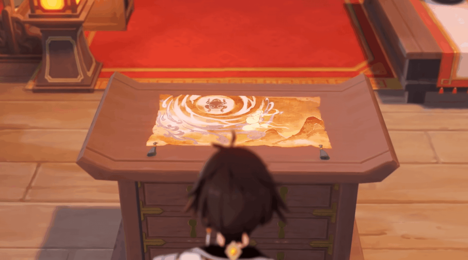 新しい予告編でジョン・インパクトがカエルの絵を見ているのはなぜですか?