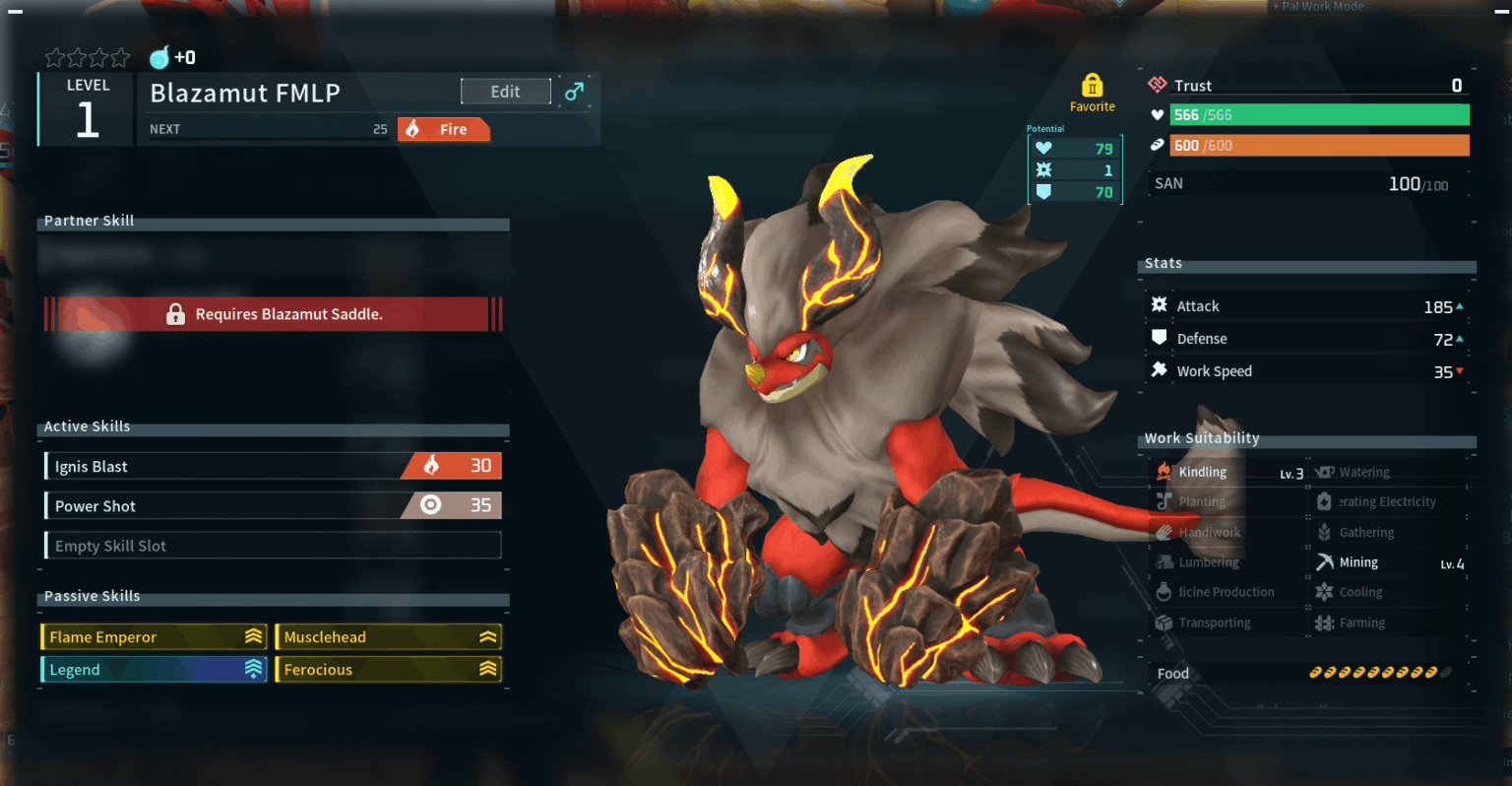 フェイブレイクのボスのためにブレイザムトを育成してスキルを獲得しましたが...