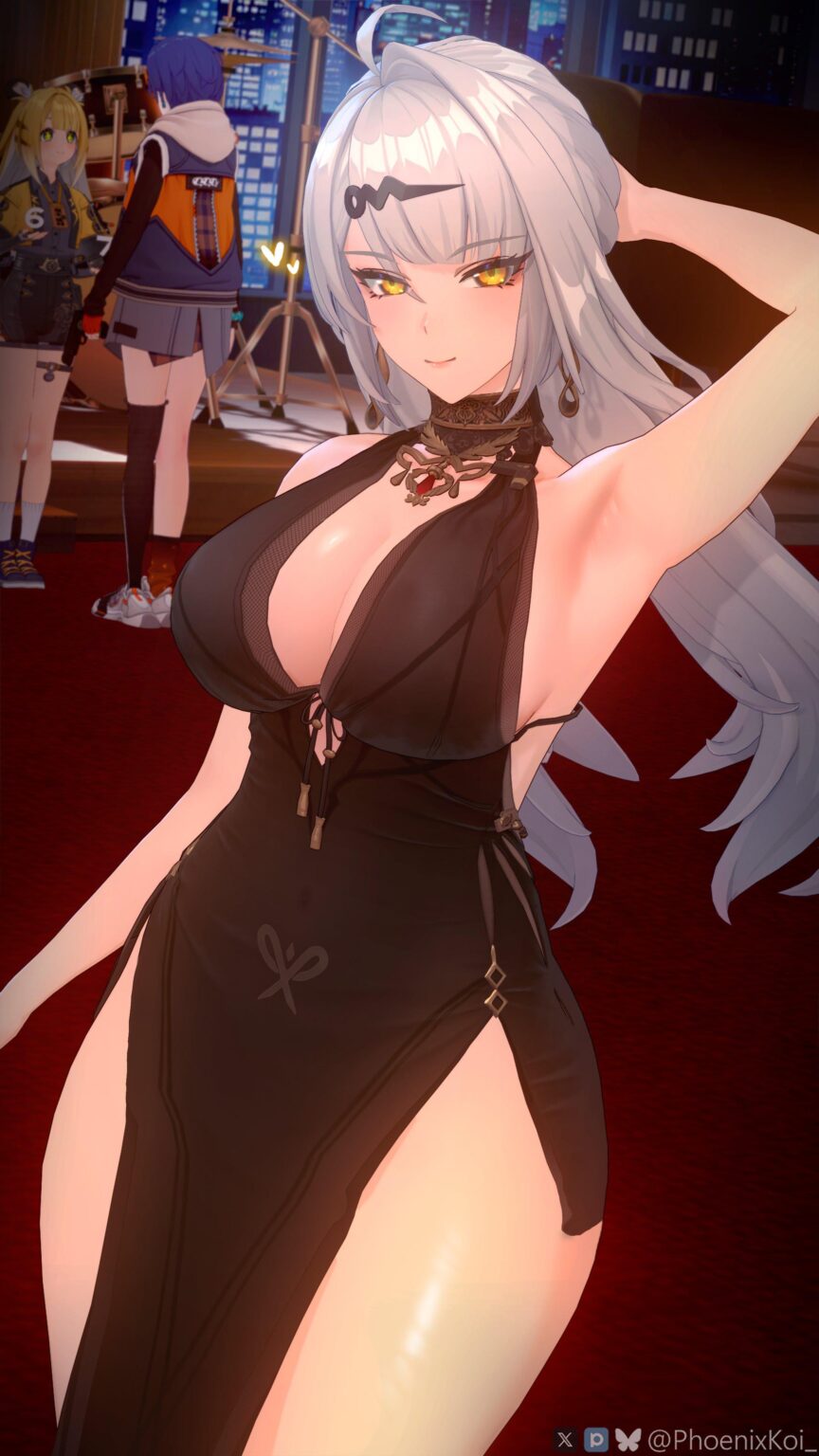 イブニングドレス Yixuan (@PhoenixKoi_SFW より)