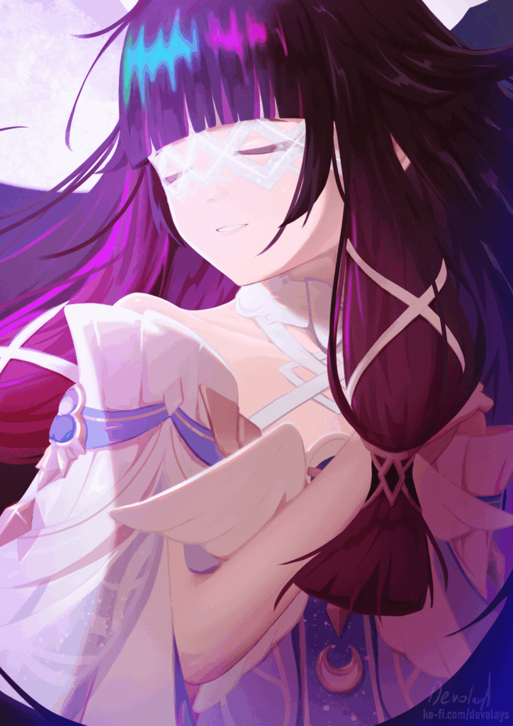 コロンビーナ ファンアート (スワイプで描画プロセス)