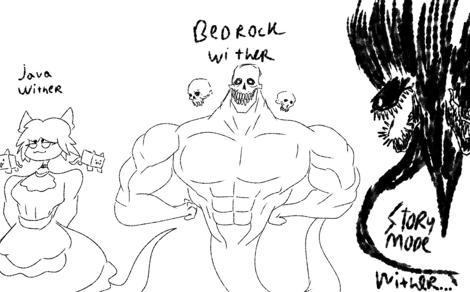 はい、猫メイドウィザーを描きました。