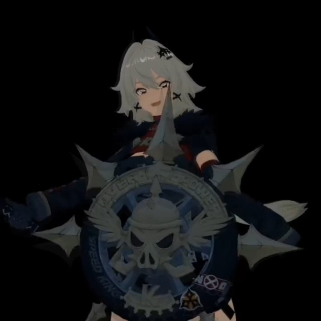 盾を叩くシーザーキング