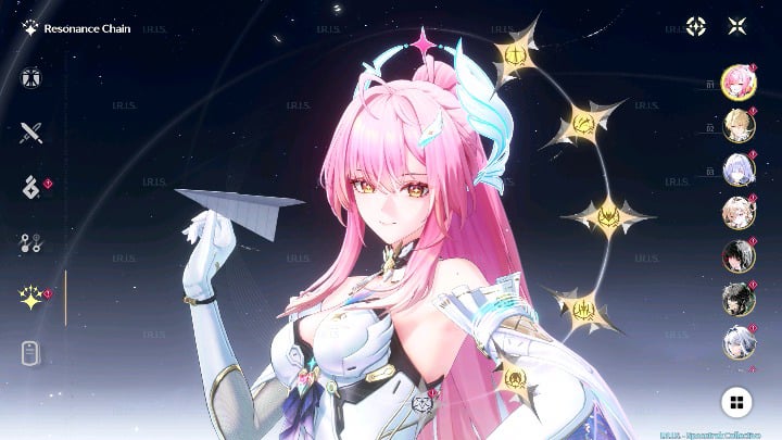 3.1| IRIS 経由の Aemeath のシーケンス メニューの拡張カット