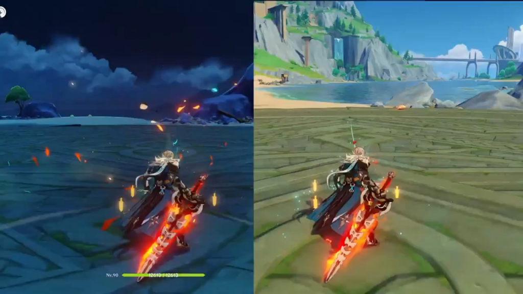 kuroo経由のVarkas atk spd比較（最新のものは左側）