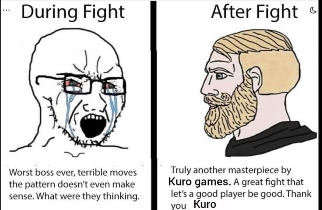 ＜負けた時の私。勝った時の私>