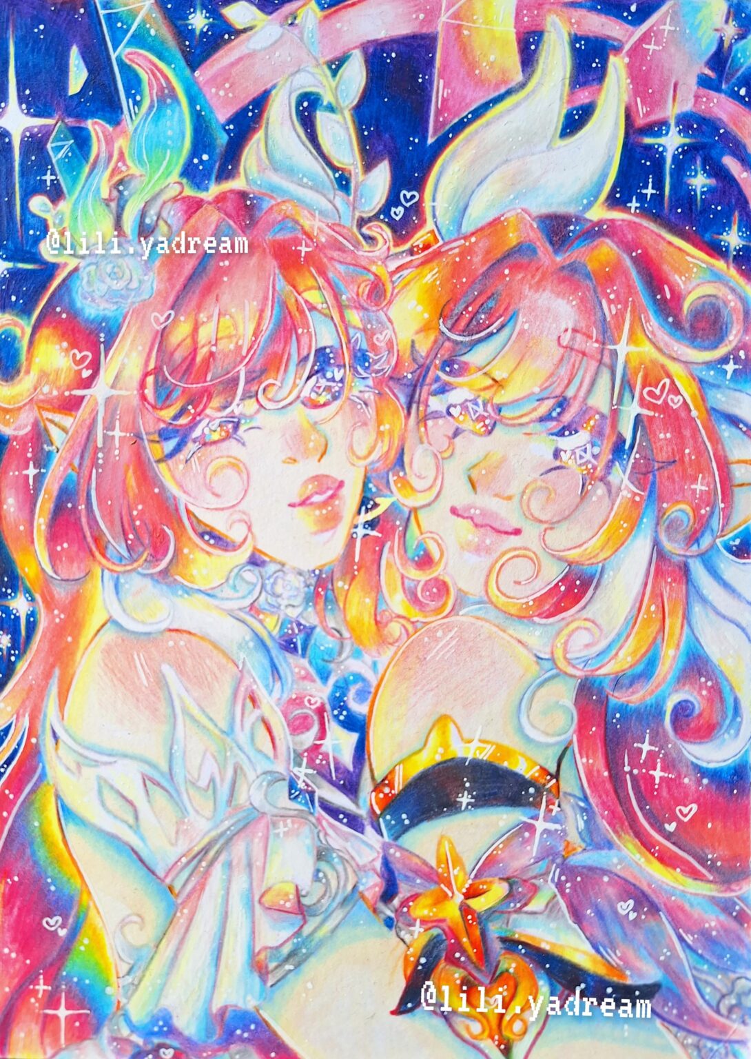 キレネとエリシアのファンアート♡