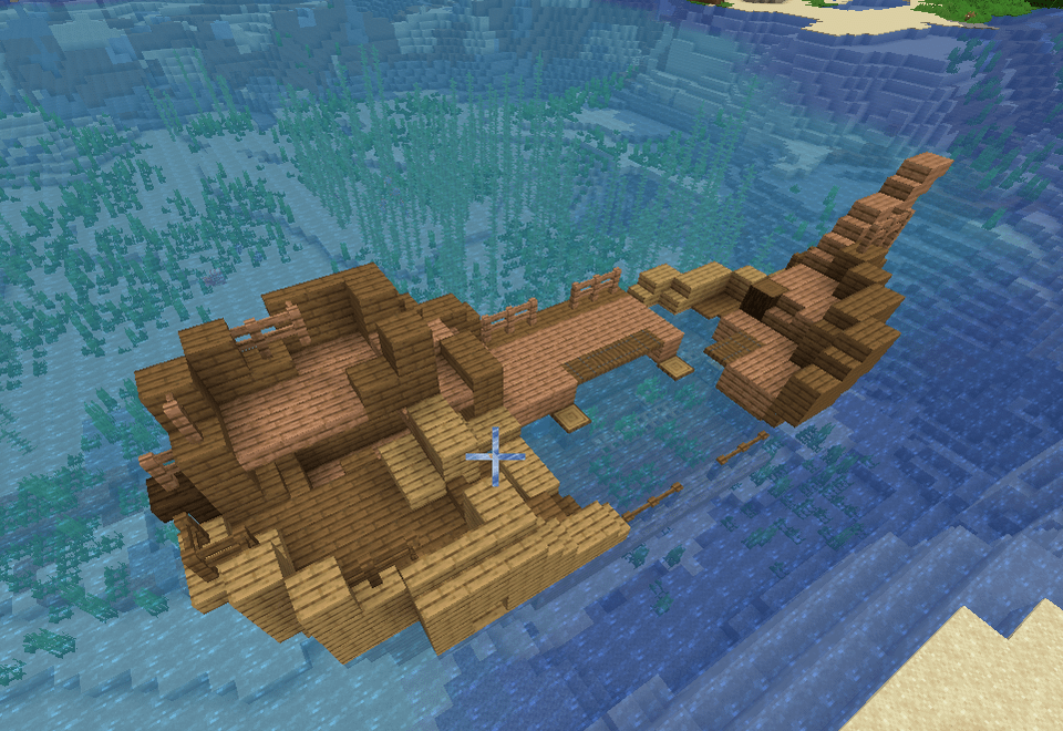 2 つの難破船が 1 つに！