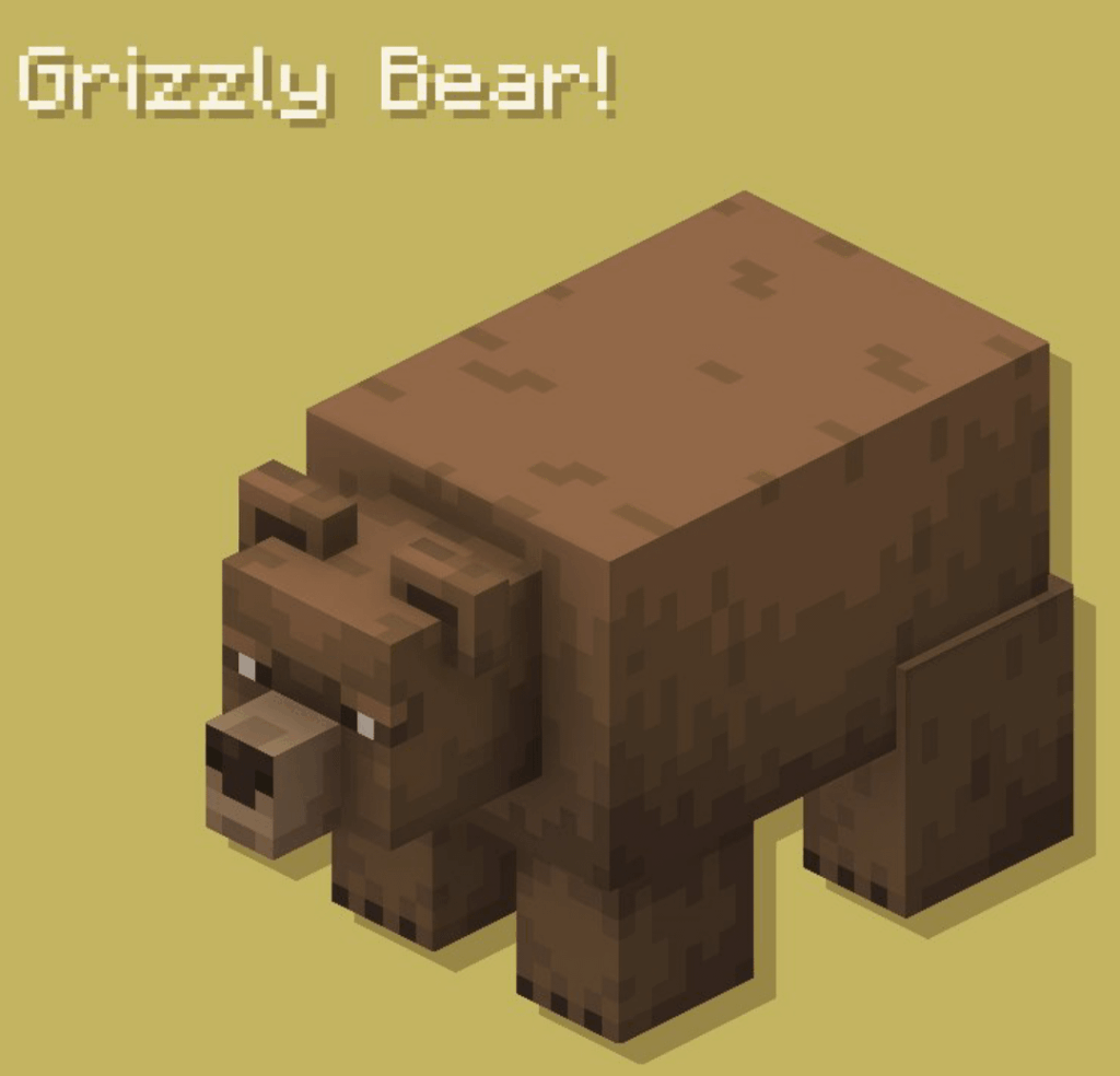 ハイイログマはいつ Minecraft に登場しますか????