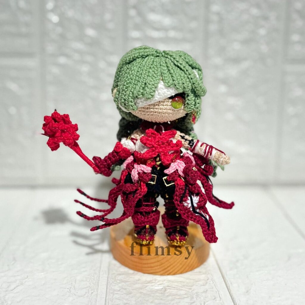 かぎ針編みのフロロバ