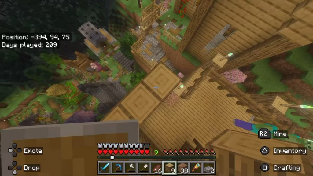 私のガールフレンドが Minecraft をプレイしていて、これが起こりました