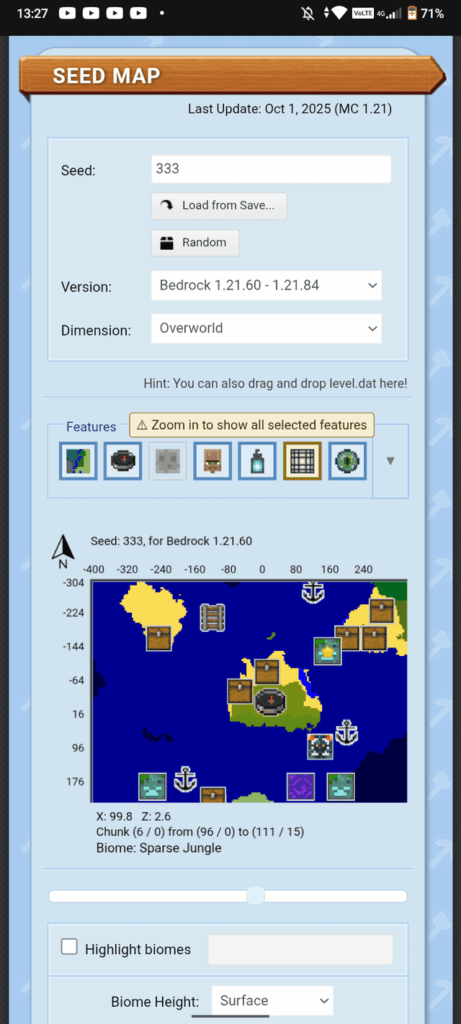 竹とまばらなジャングルのサバイバル島