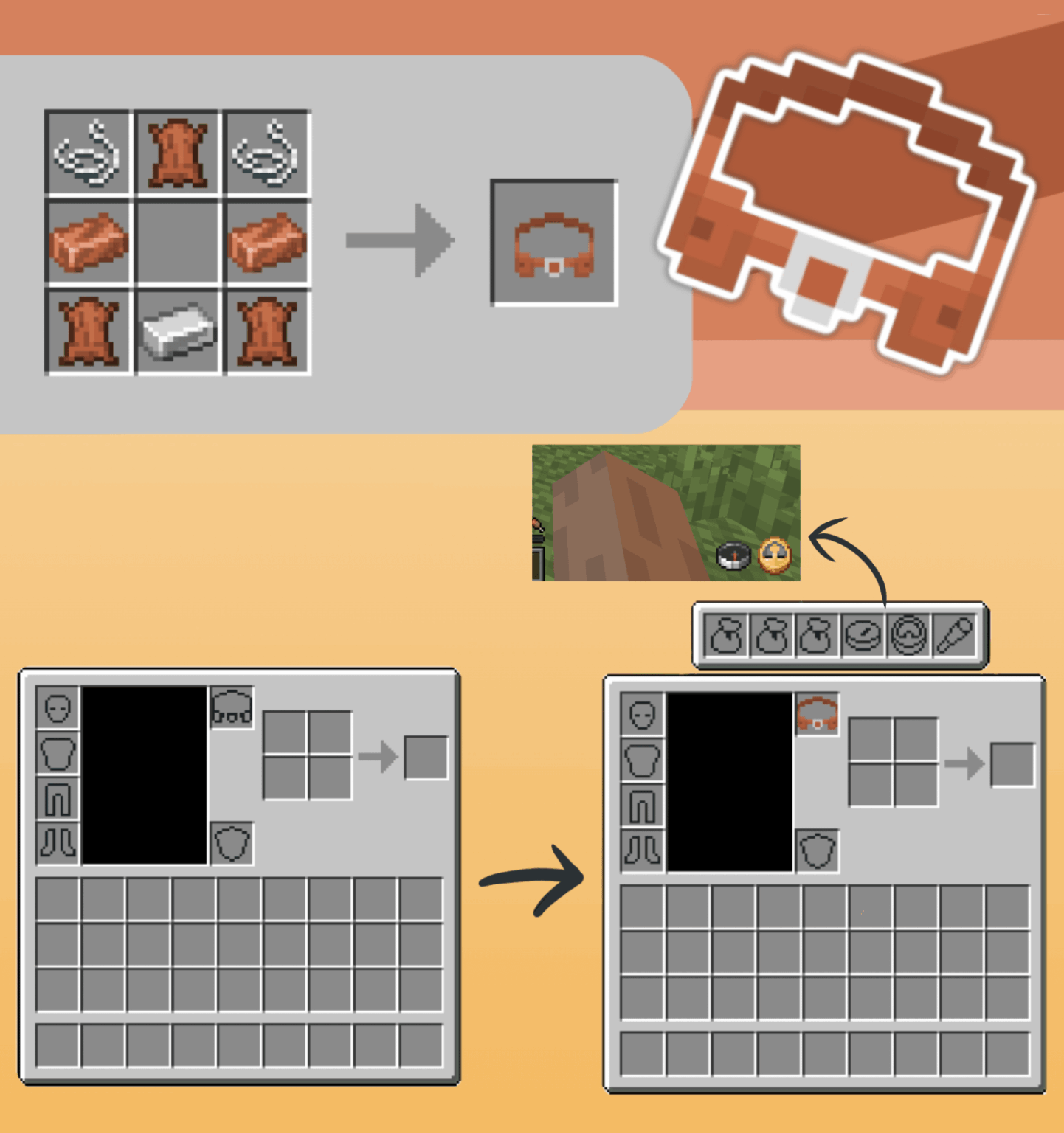 新しいアイテムのアイデア:アイテムベルト