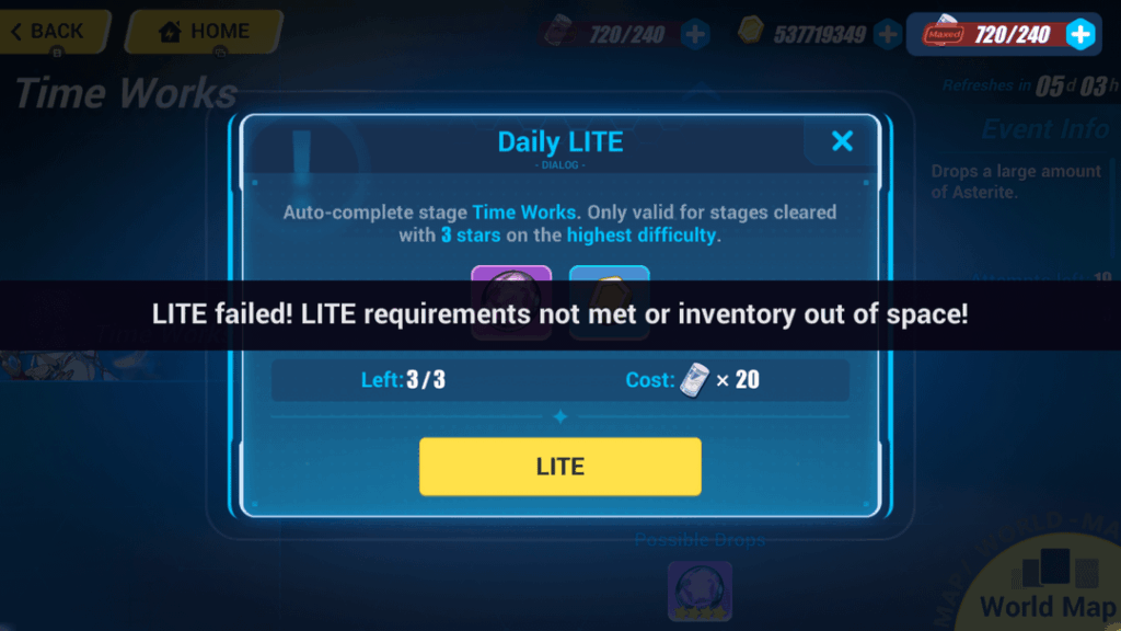 どうやら、5 クリスタル アイテムの最大数は 1004 個のようです。