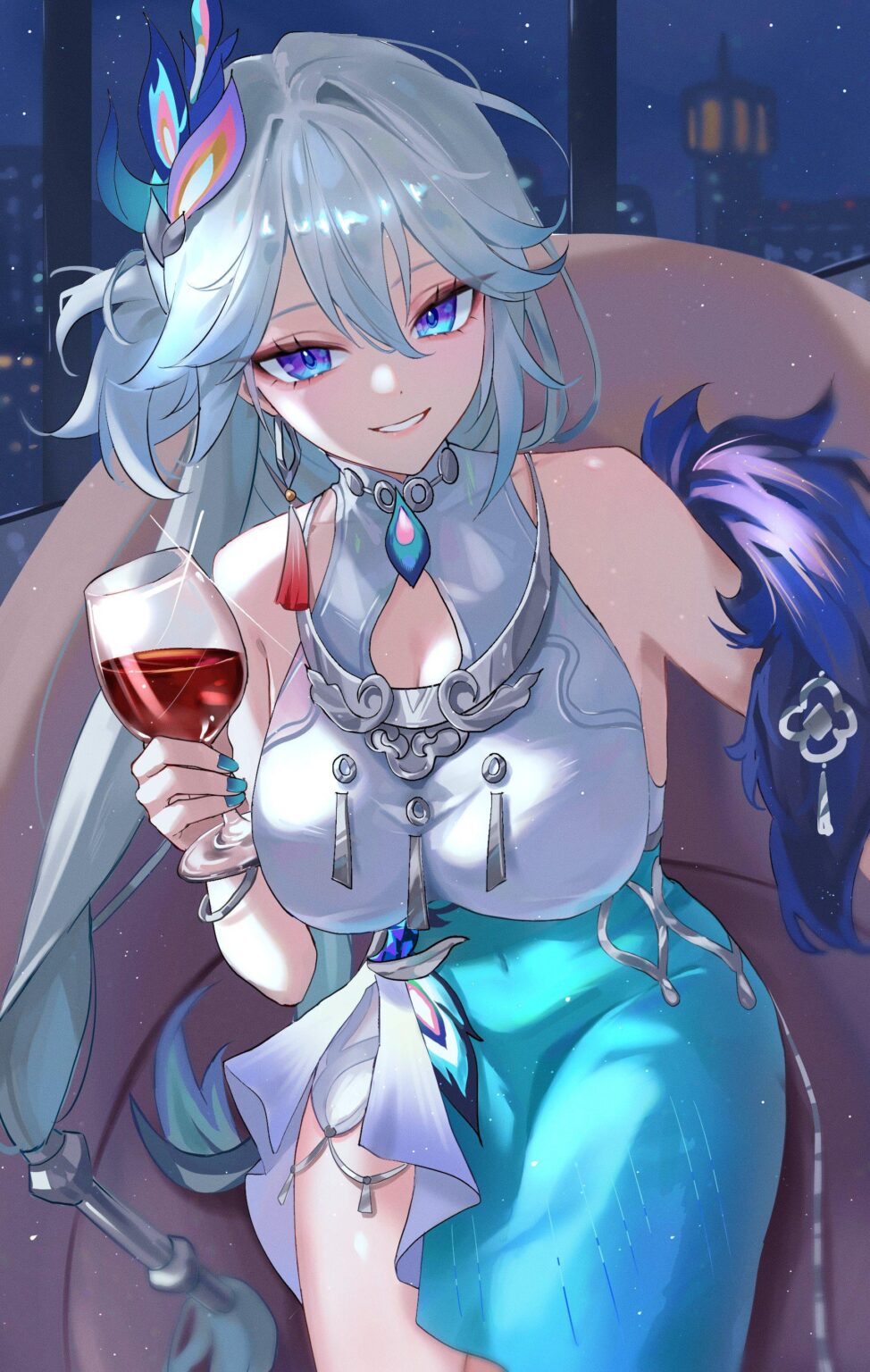 ヤオ・グアンとのロマンチックなワインの夜 | @ssamsa0404