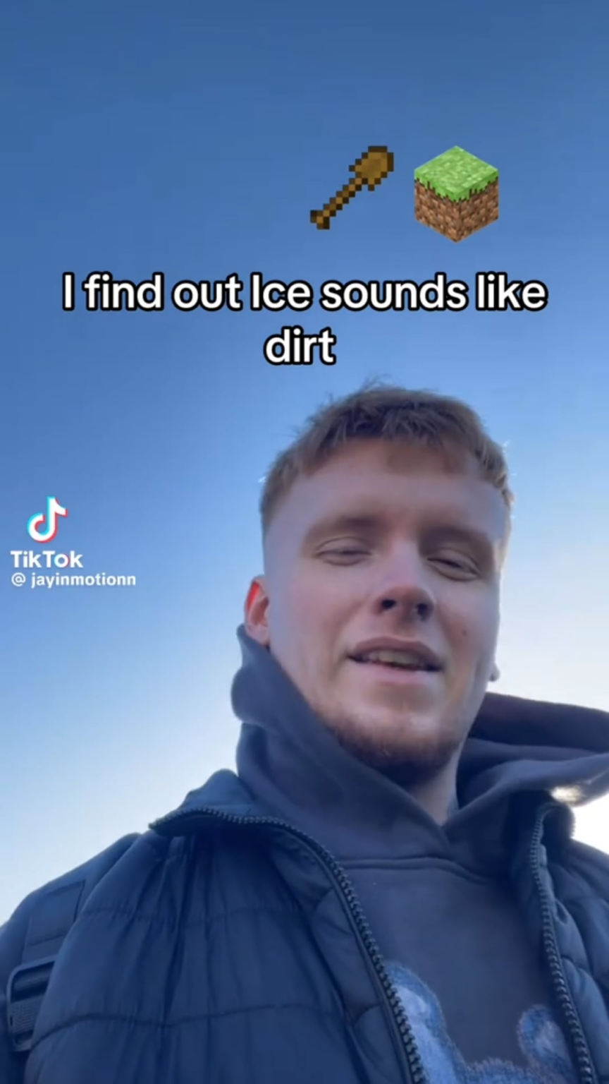 Minecraft の土を壊す音が現実で発見されました