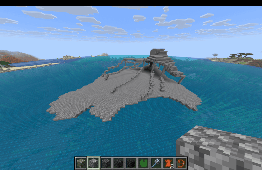 誰かこのような感じの Minecraft シード (Java) を持っていますか? （草が生い茂った傾斜した島のようなもの）