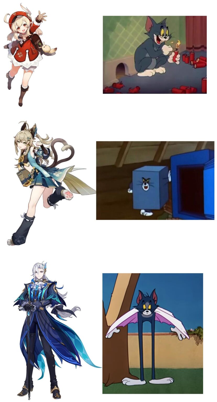 この猫がこれほど多くのキャラクターの印象を変えることができるなんて、すごいですね!